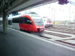 Ein BB Talent Baureihe 4022 fhrt gerade in Buchs/SG in Richtung Feldkirch ab. Am 20.05.07